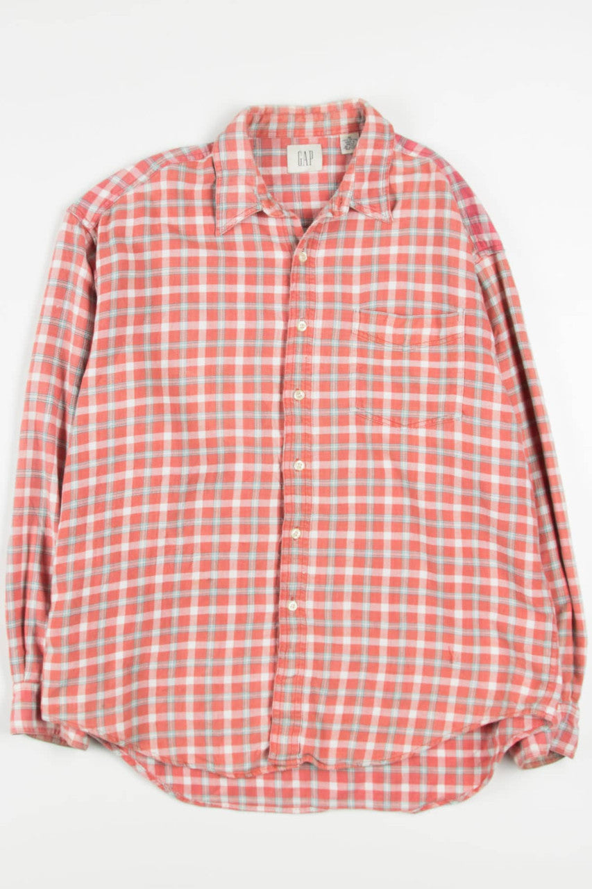 Peach Gap Flannel Shirt 3859