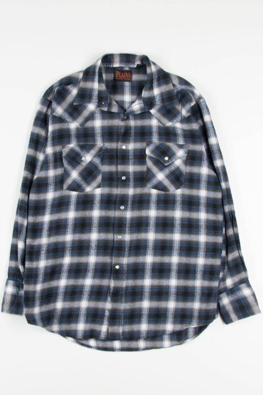 Plains Western Wear Flannel Shirt 3900