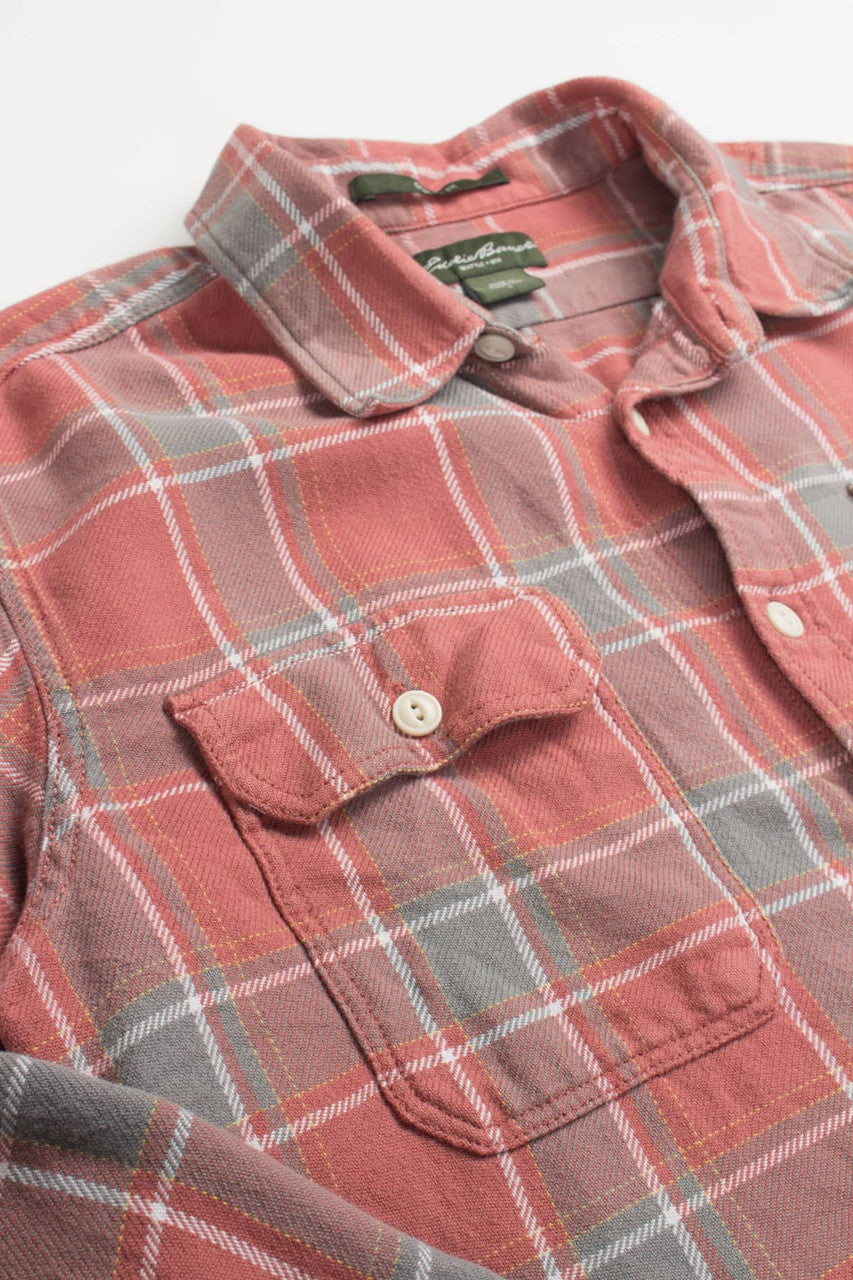 Peach Eddie Bauer Flannel Shirt 3915