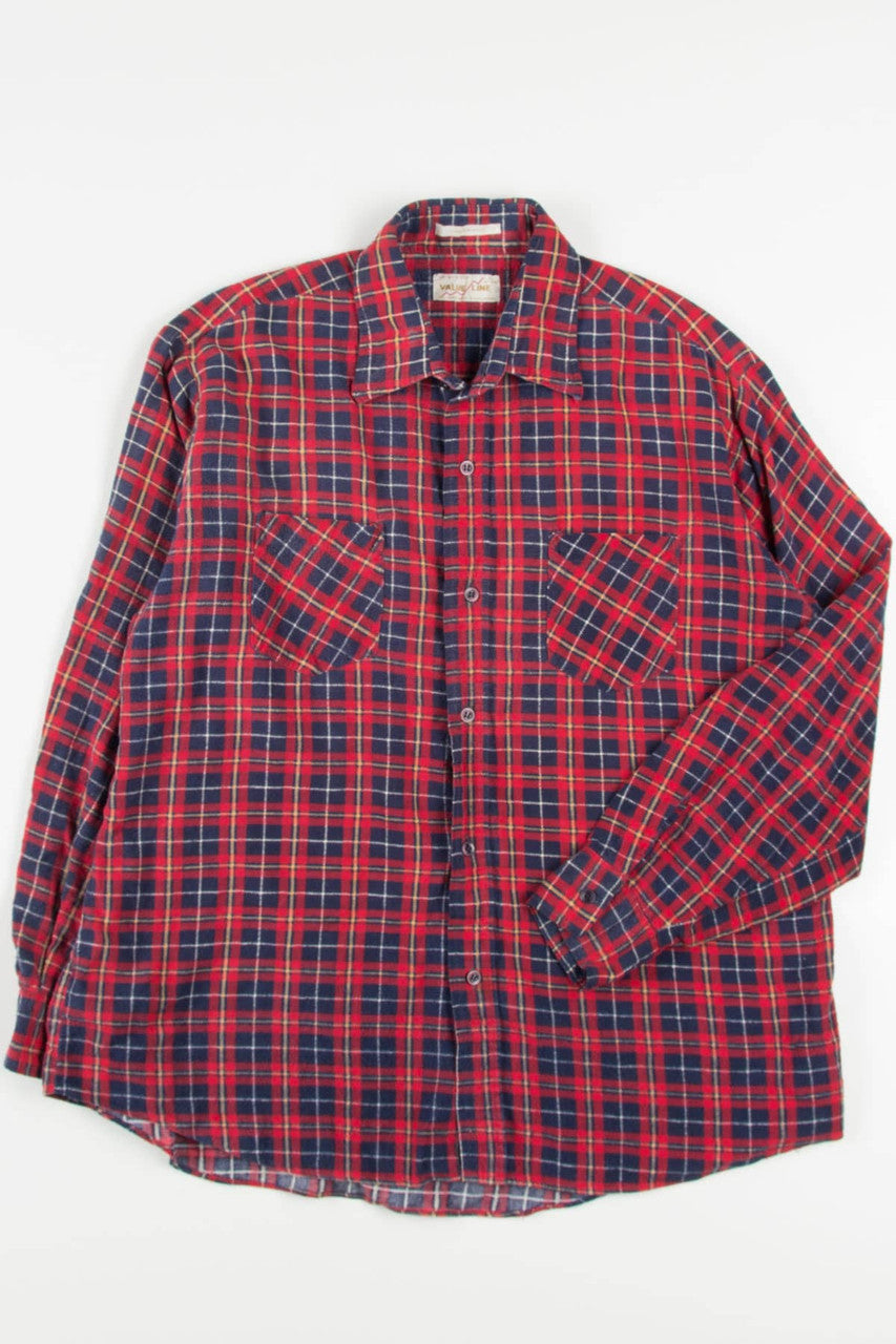 Vintage Value Line Flannel Shirt 3922