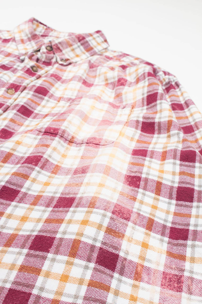 Bleached Croft & Barrow Flannel Shirt 3944