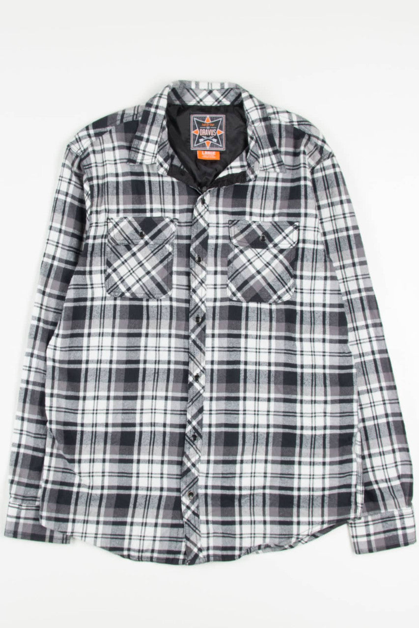 Black & White Dravus Flannel Shirt 3945