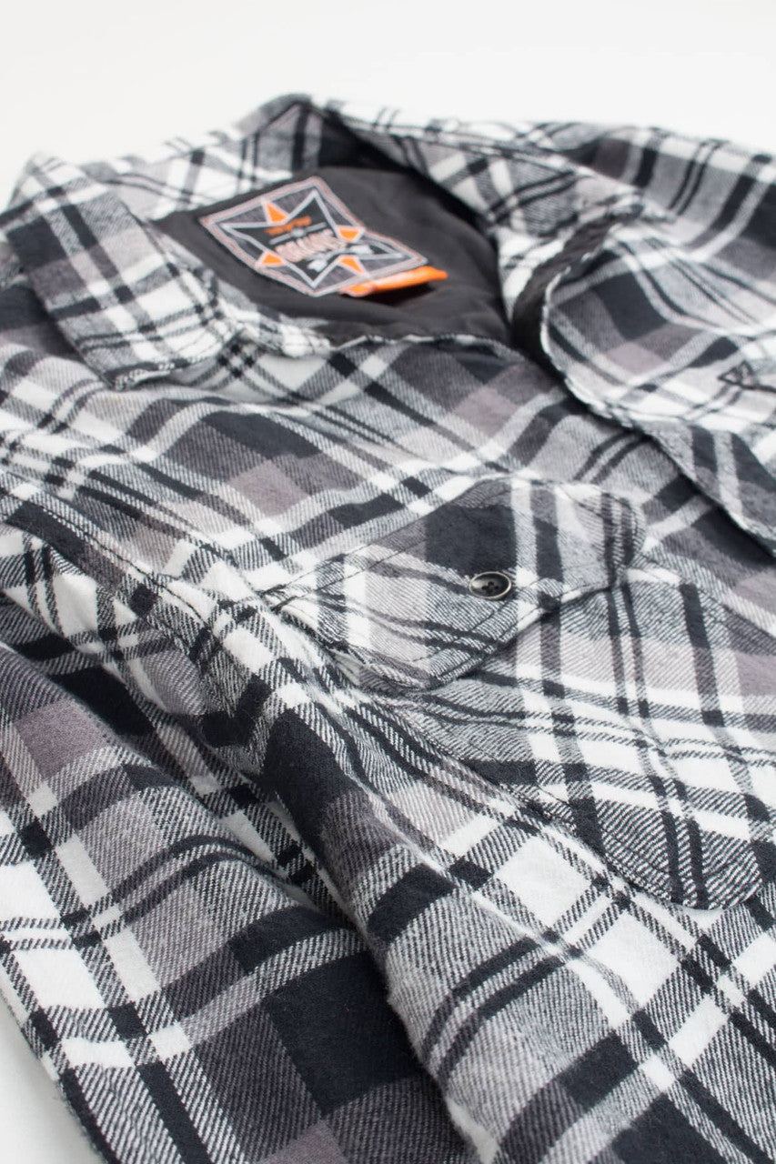 Black & White Dravus Flannel Shirt 3945