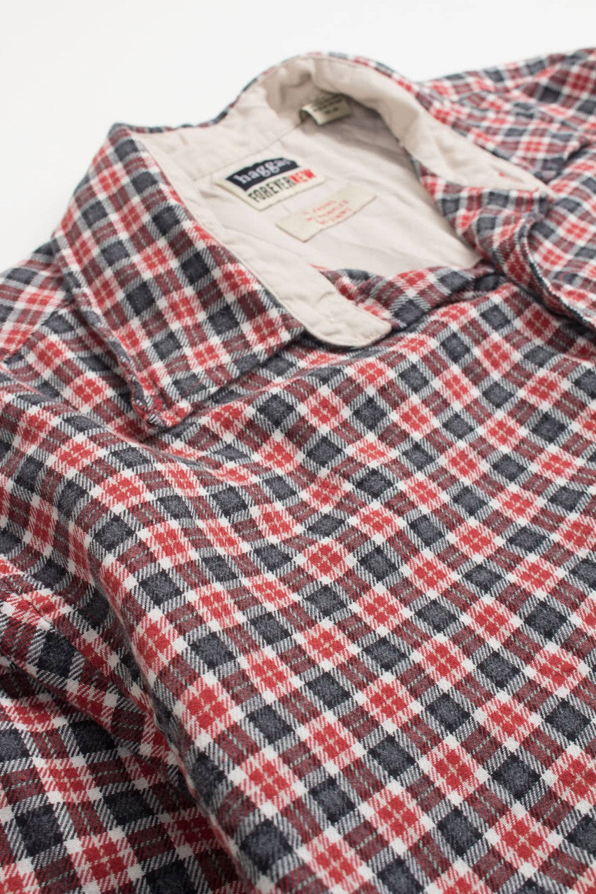 Red & Grey Haggar Flannel Shirt 3960