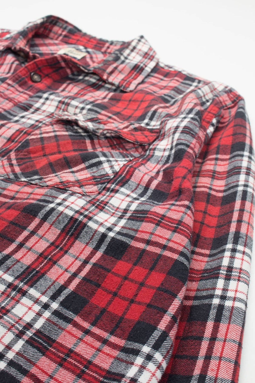 Classic Red G.H. Bass Flannel Shirt 3966