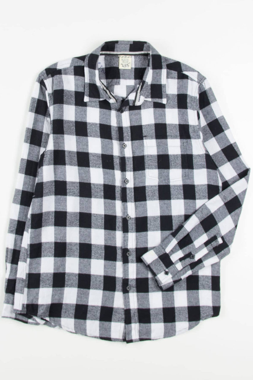 Black Buffalo Rustic Blue Flannel Shirt 3967