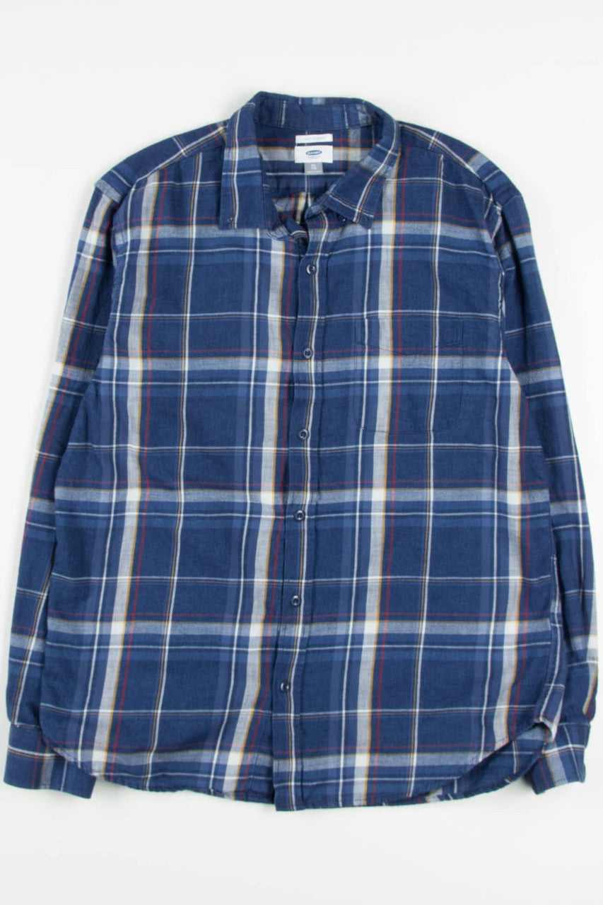 Blue Old Navy Flannel Shirt 3971