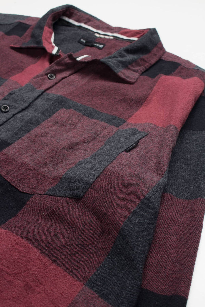 Burgundy Ocean Pacific Flannel Shirt 3990