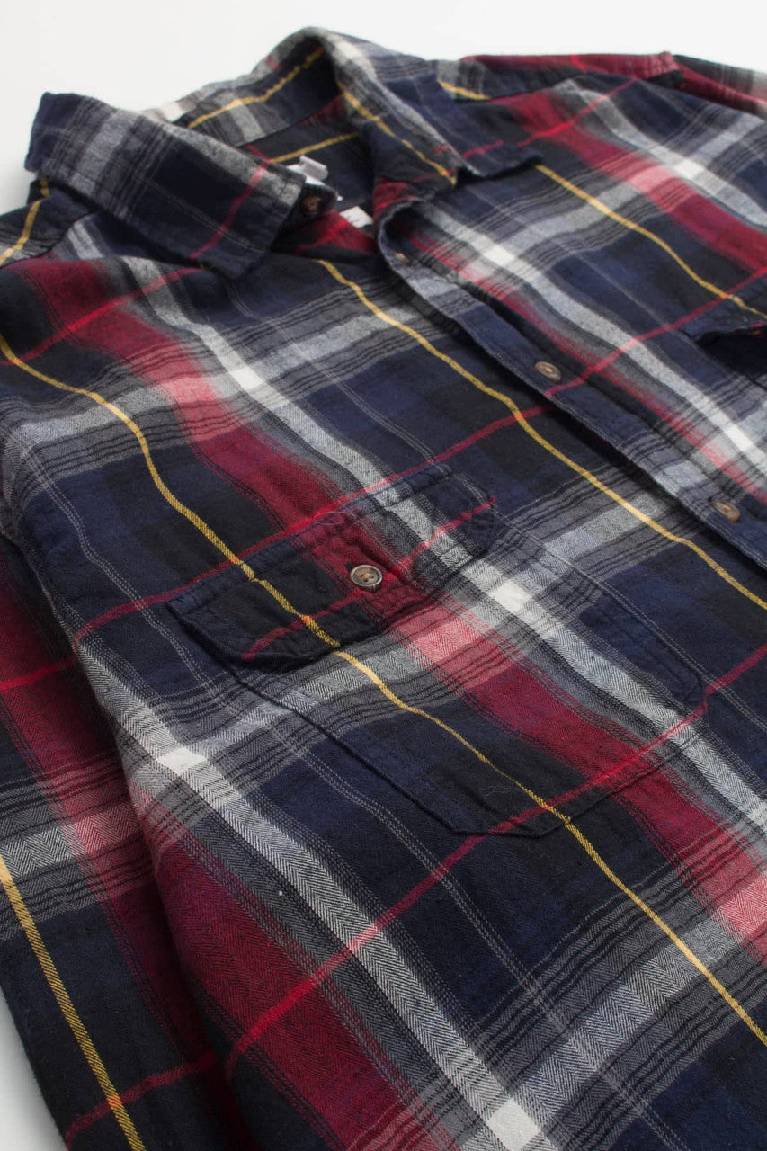 Navy Goodfellow Flannel Shirt 3992