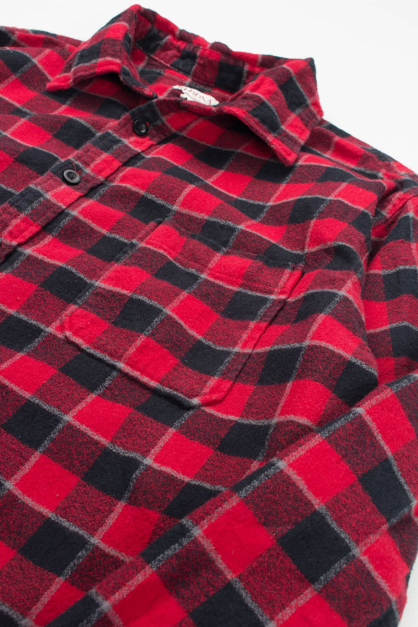 Red Merona Flannel Shirt 4012