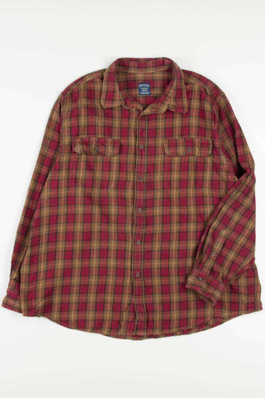 Red Faded Glory Flannel Shirt 4018