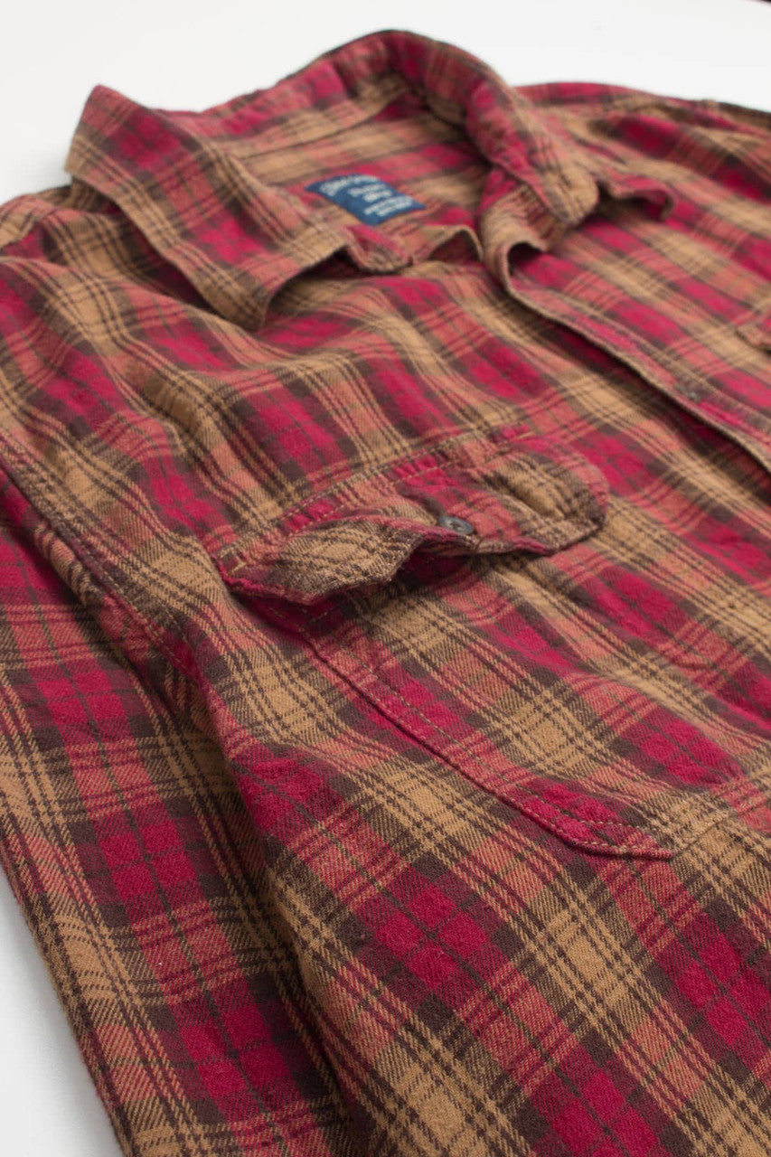 Red Faded Glory Flannel Shirt 4018
