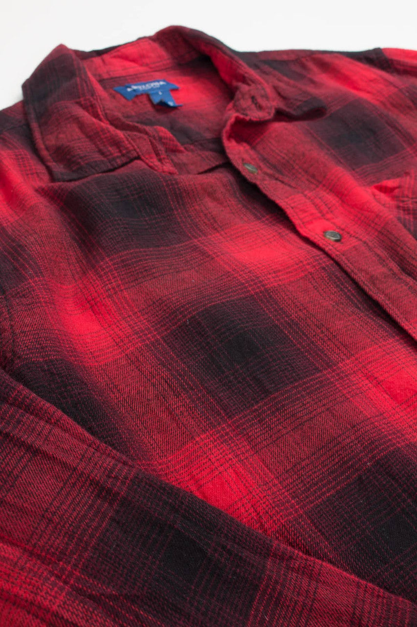 Red Arizona Jean Co. Flannel Shirt 4035