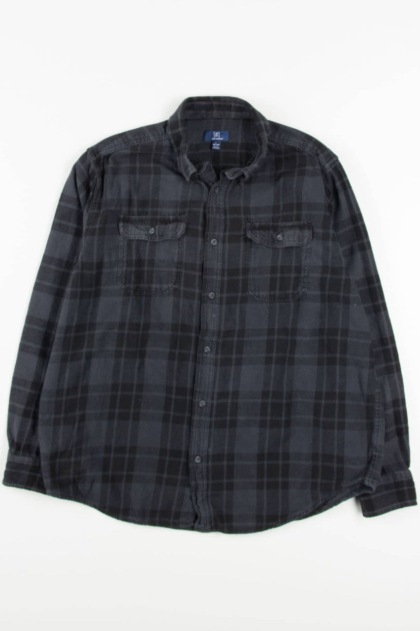 Black George Flannel Shirt 4041