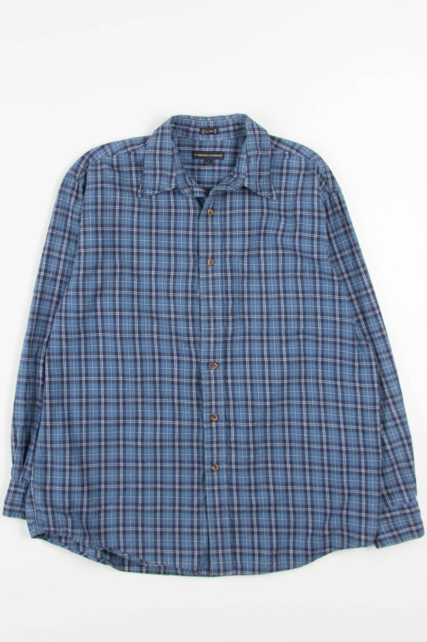 Blue Cambridge Classics Flannel Shirt 4047