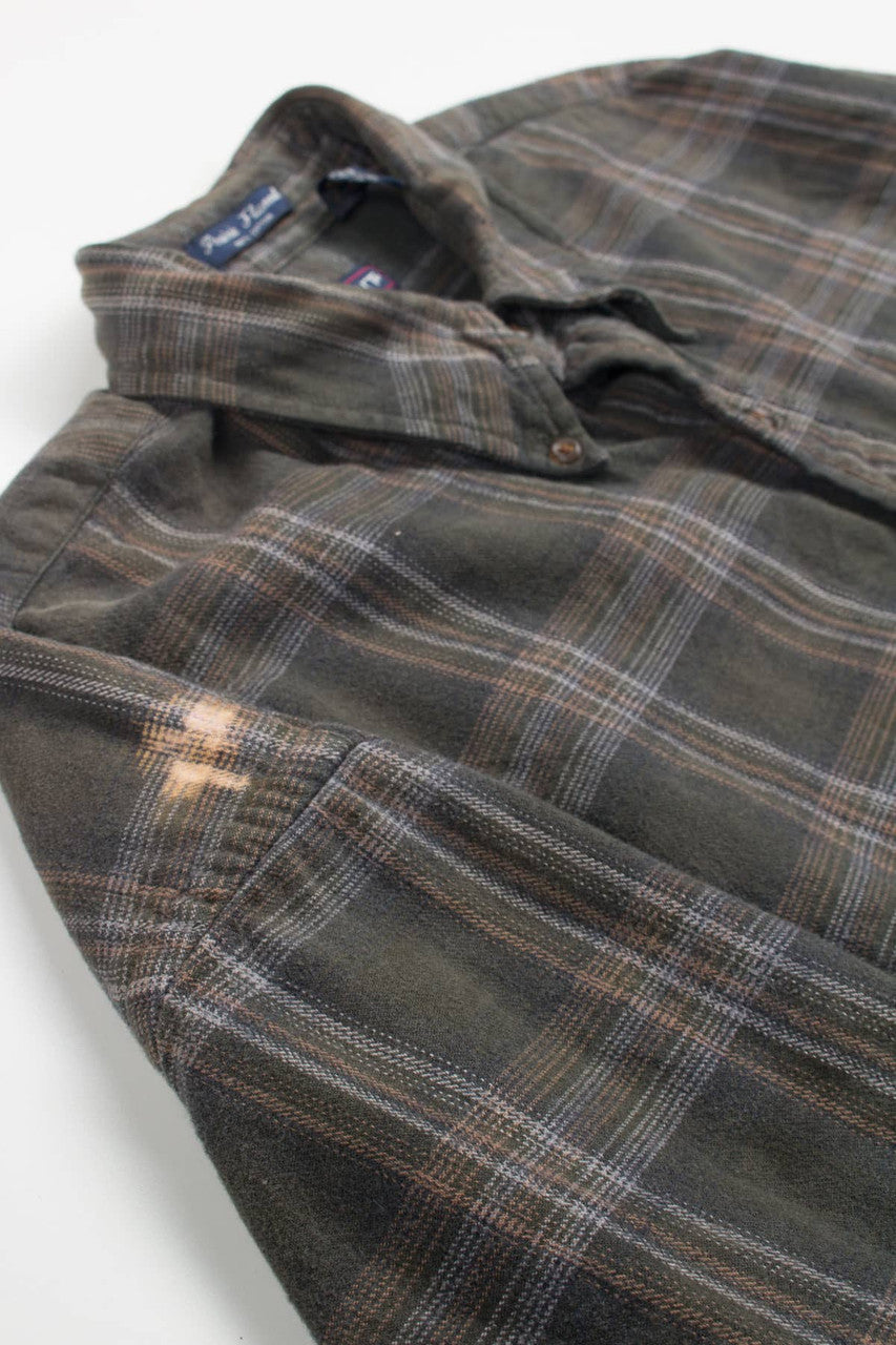 Charcoal Gant Flannel Shirt 4053