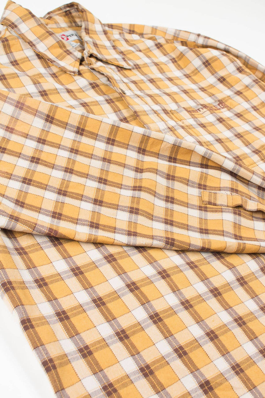 Mustard South Pole Flannel Shirt 4083