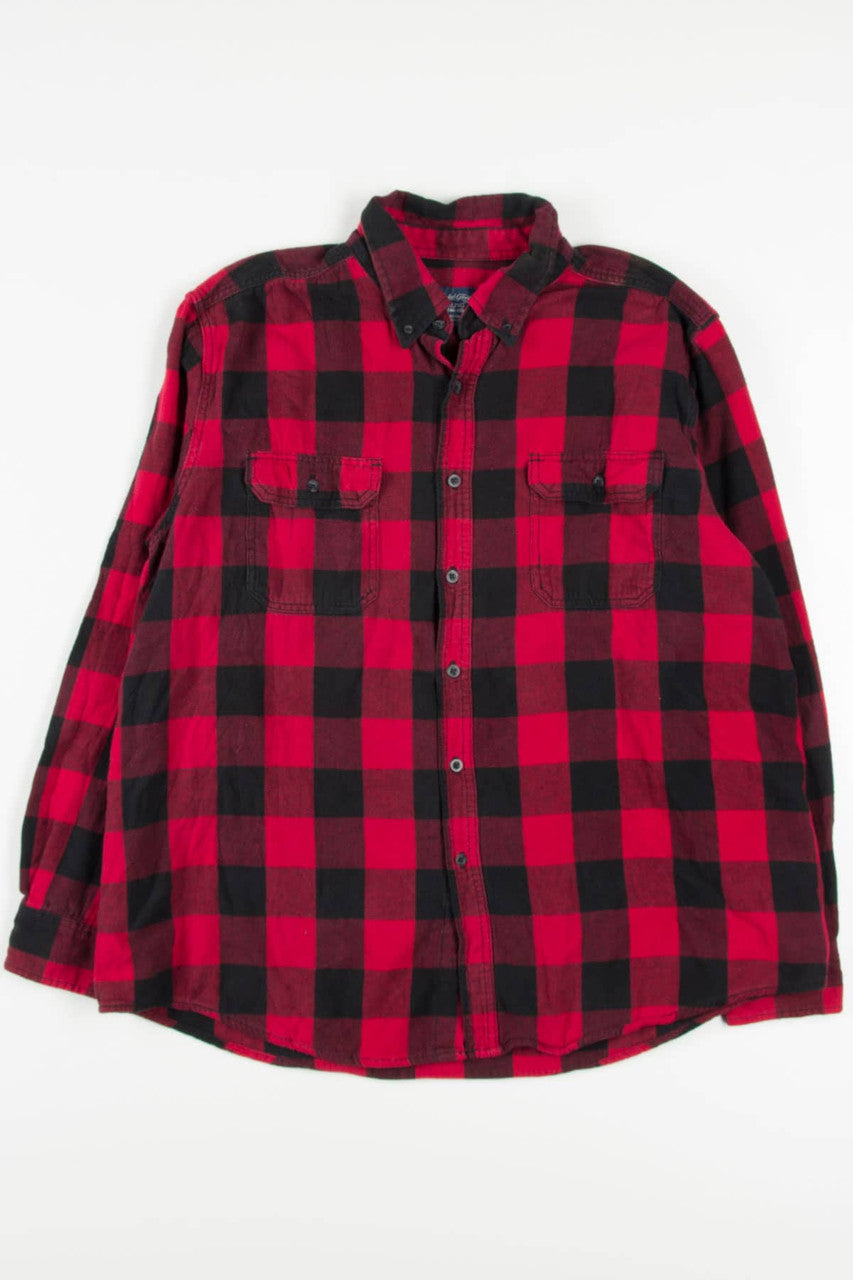 Red Faded Glory Flannel Shirt 4084