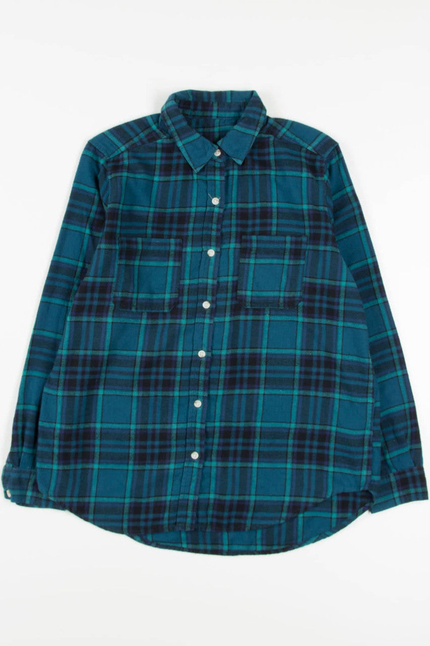 Teal Flannel Shirt 4103