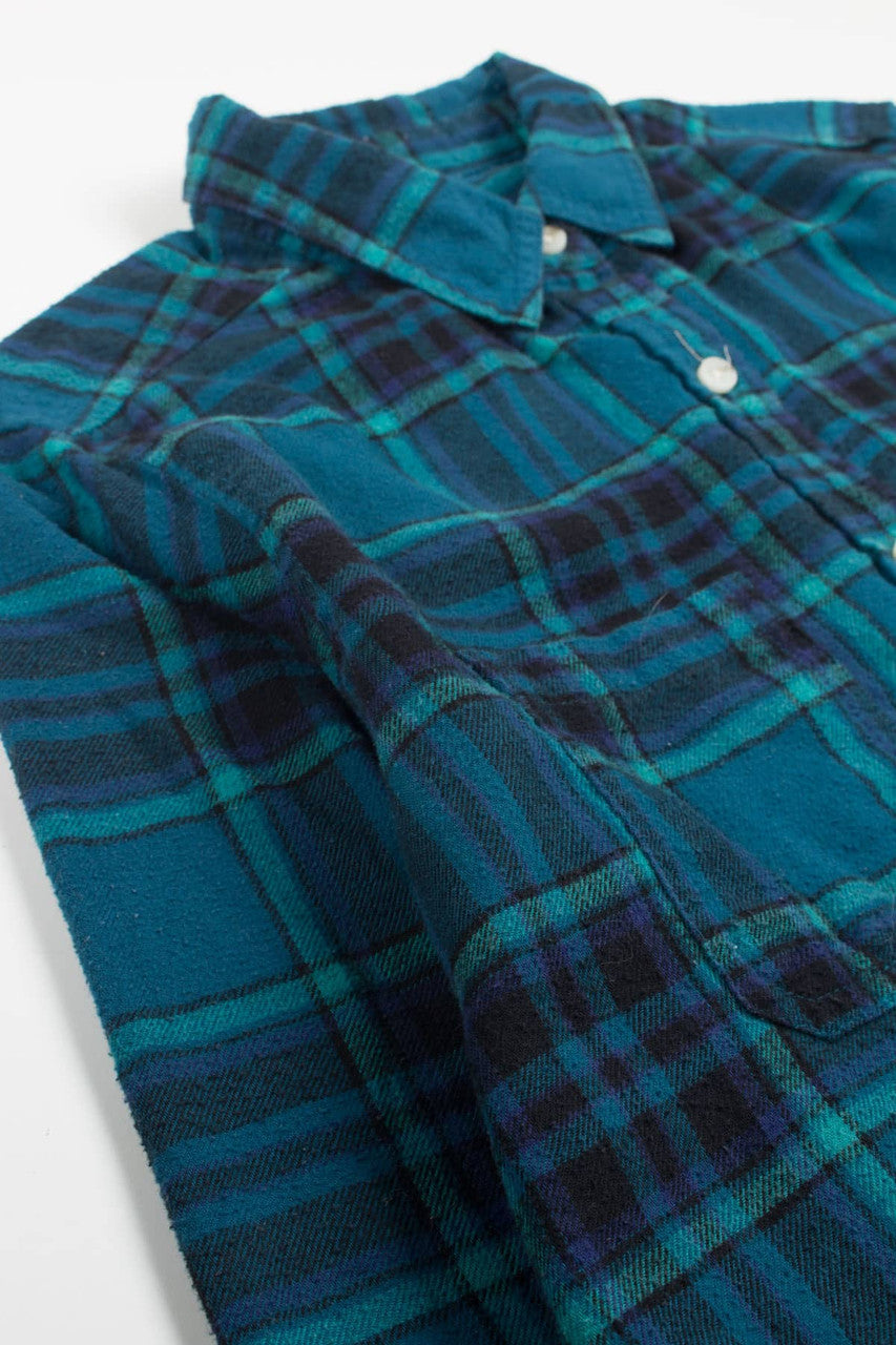 Teal Flannel Shirt 4103
