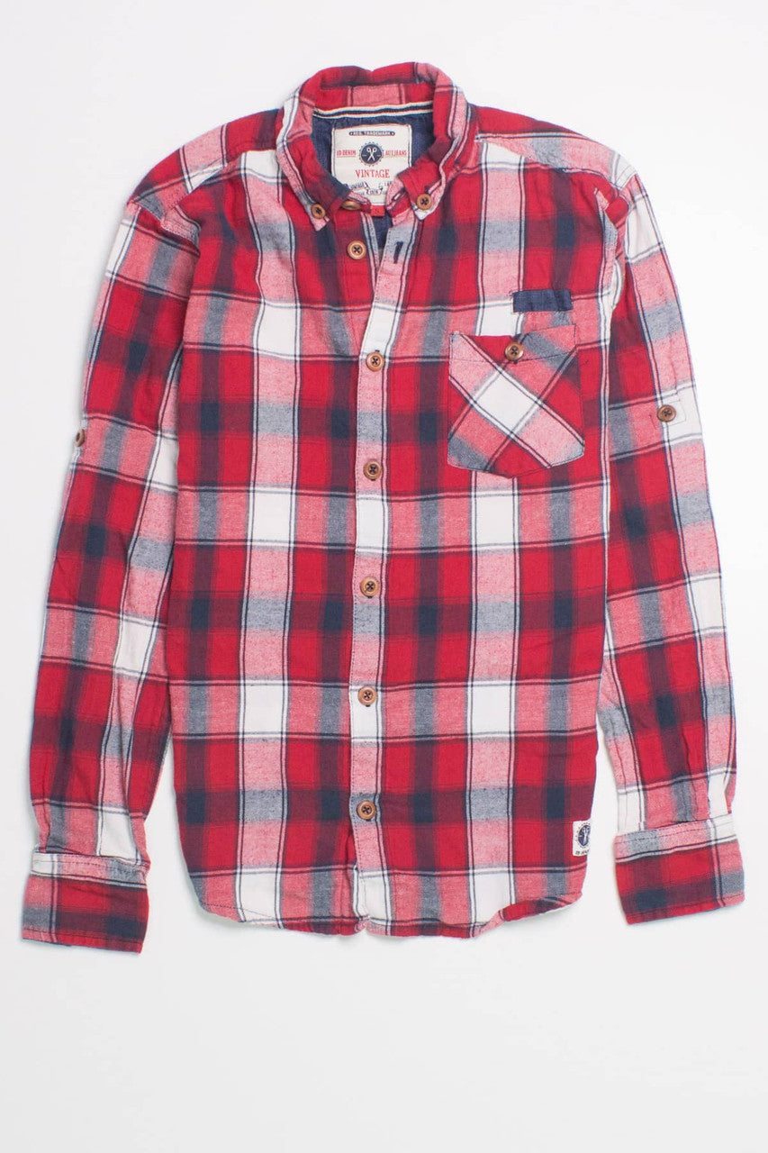 Vintage ID Denim Flannel Shirt (1990s)