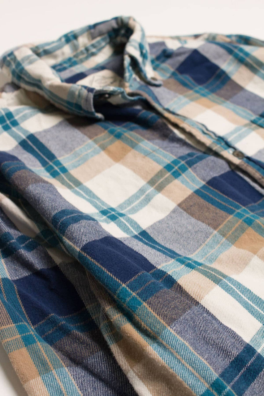 Blue St. John's Bay Flannel Shirt 4150