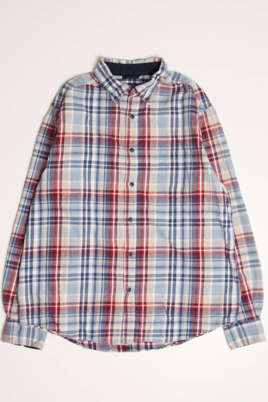 Light Blue Merona Flannel Shirt 4172
