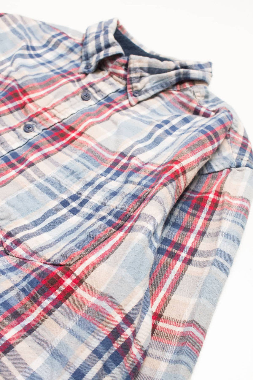 Light Blue Merona Flannel Shirt 4172