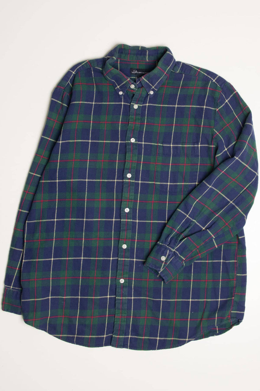 Green & Blue John Ashford Flannel Shirt 4181