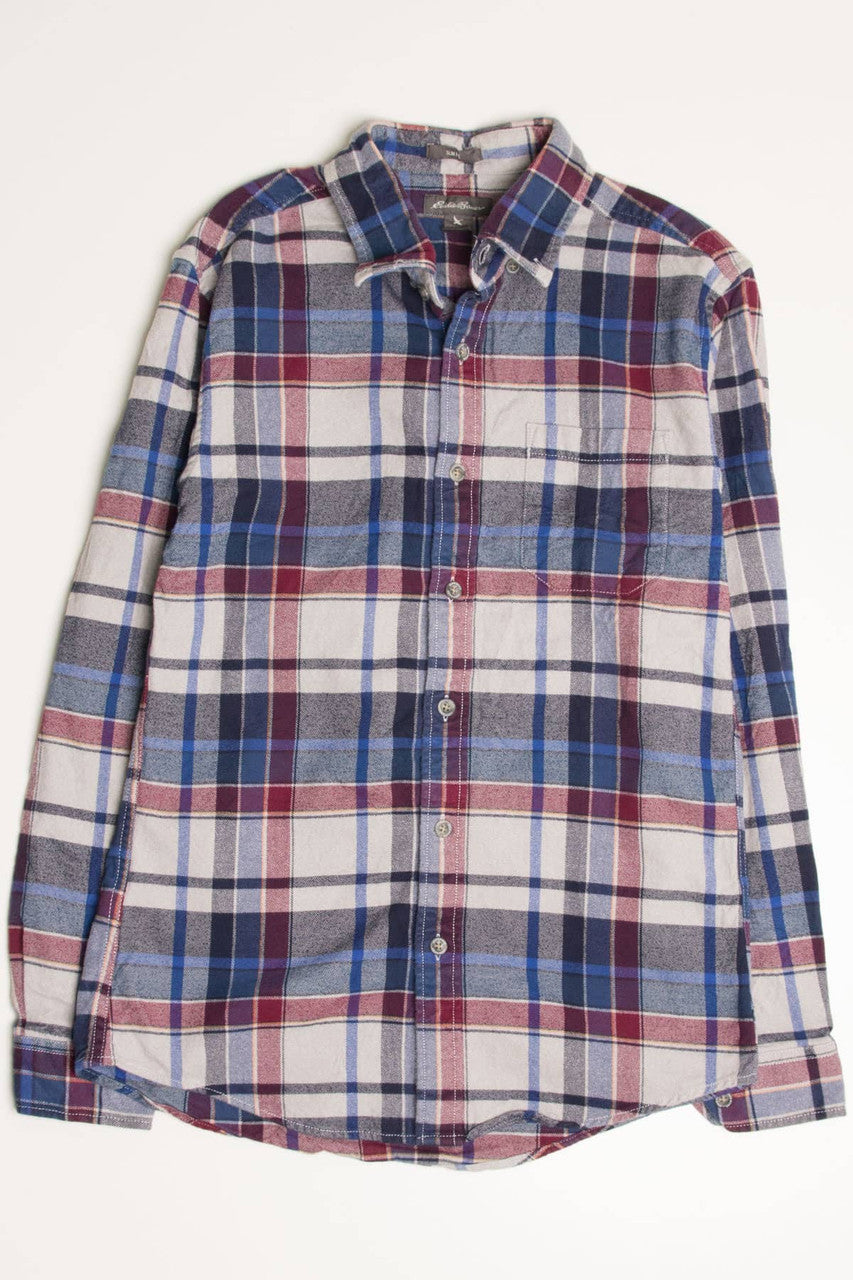 Blue Eddie Bauer Flannel Shirt 4229