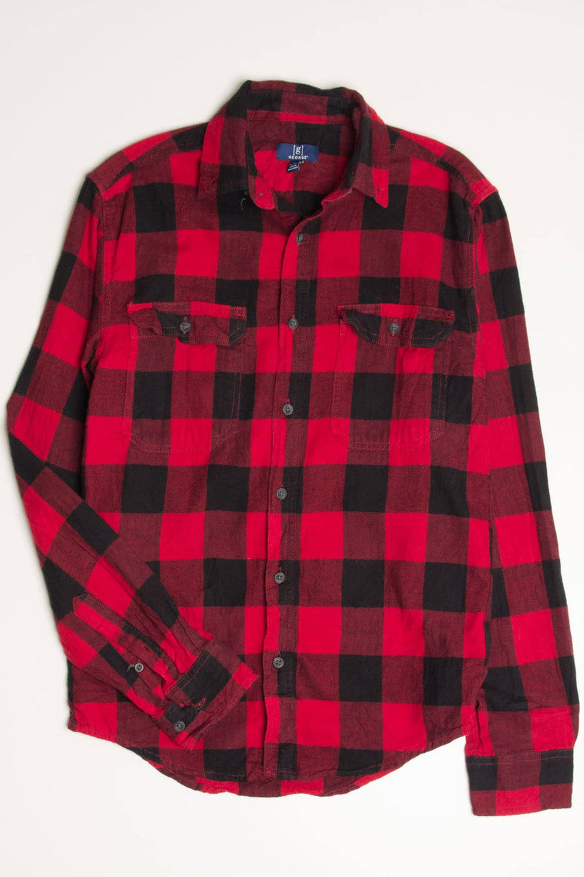 Red George Flannel Shirt 4254