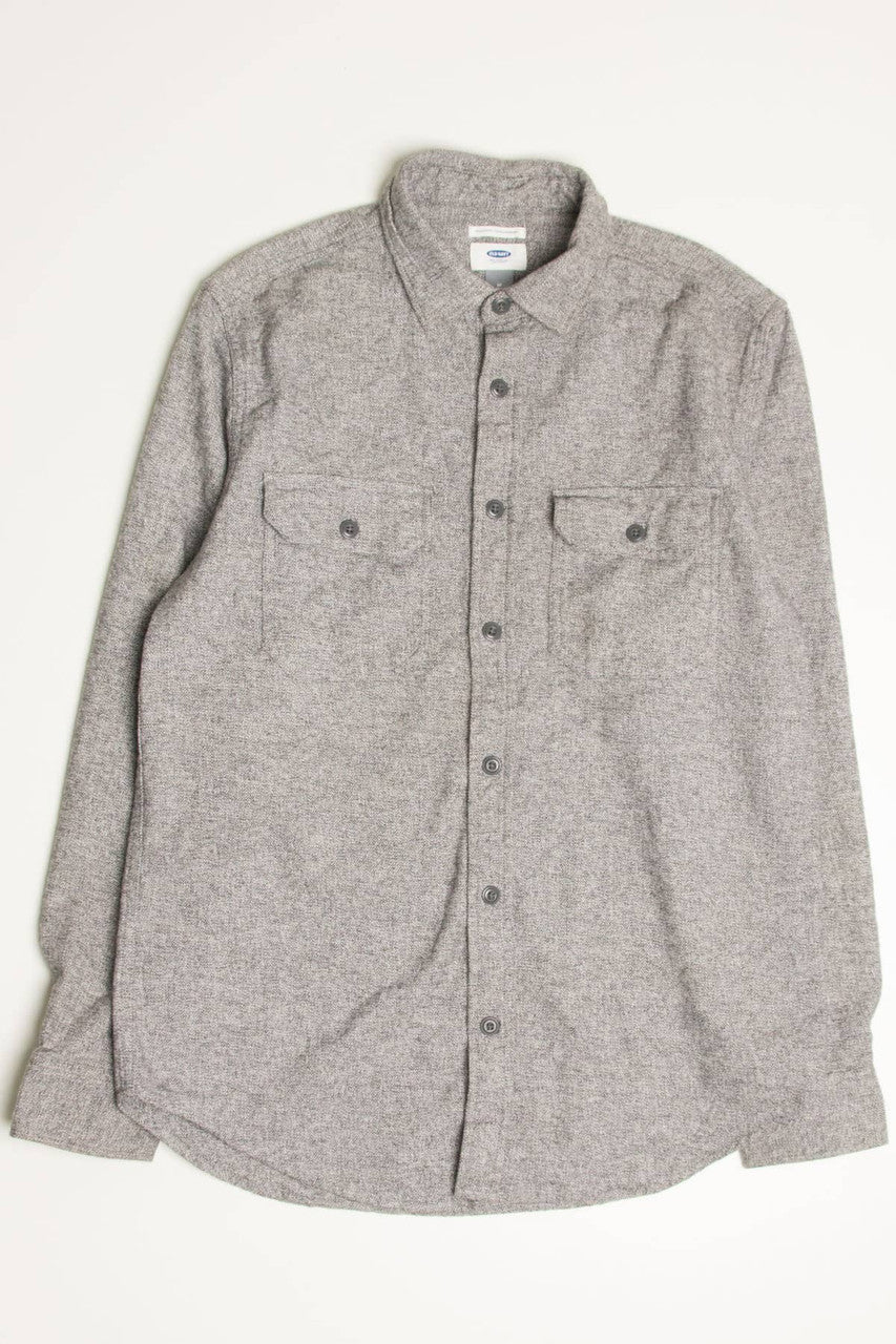 Grey Old Navy Flannel Shirt 4301