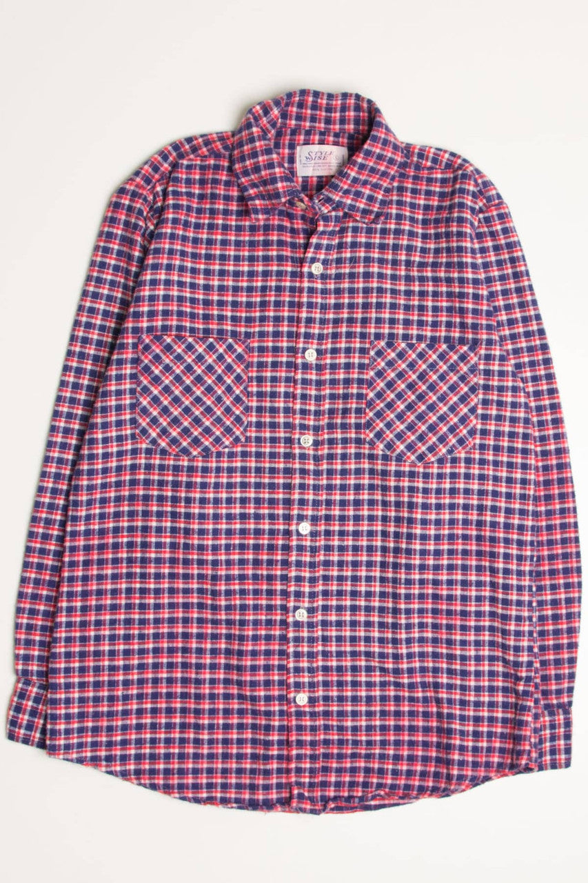 Vintage Style Wise Flannel Shirt 4307