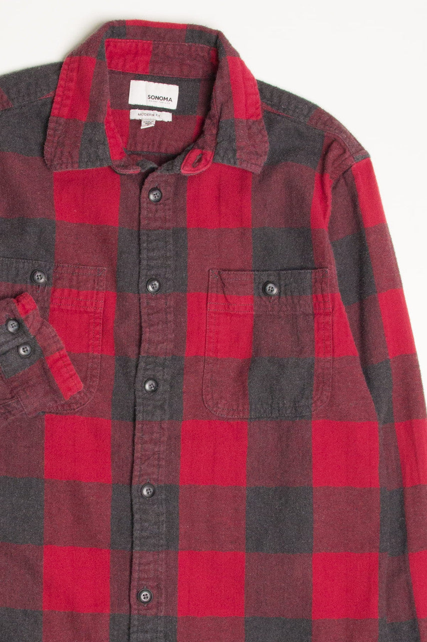 Red Sonoma Flannel Shirt 4339