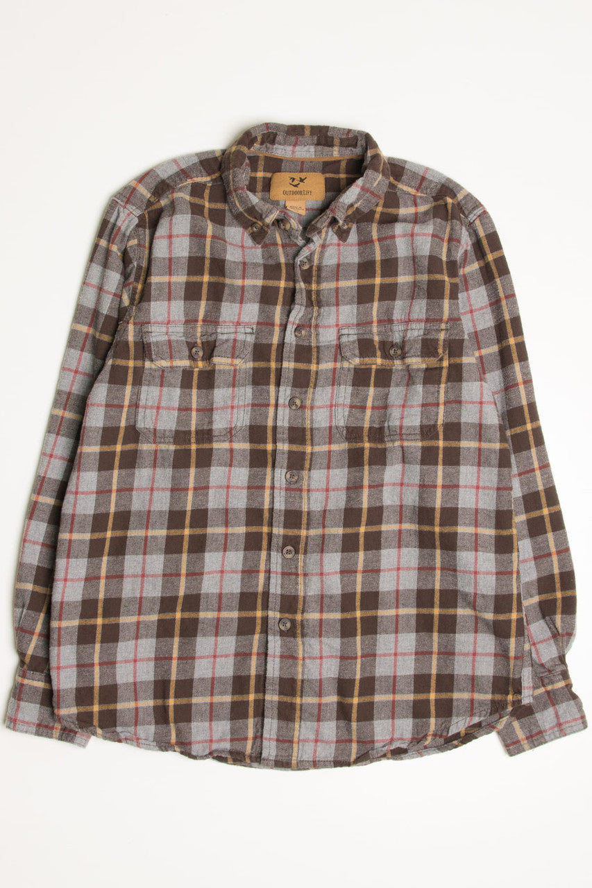 Grey Outdoor Life Flannel Shirt 4340