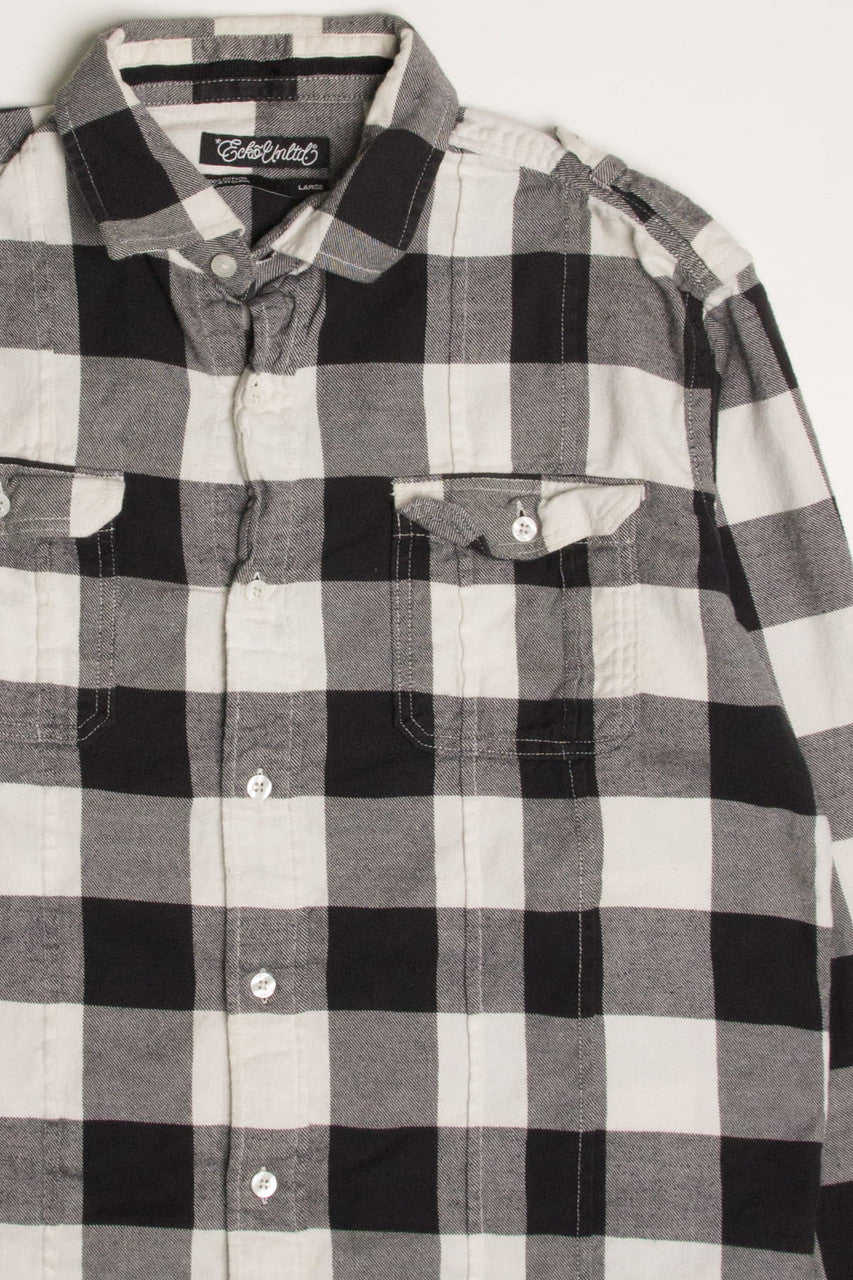 Black Ecko Flannel Shirt 4372