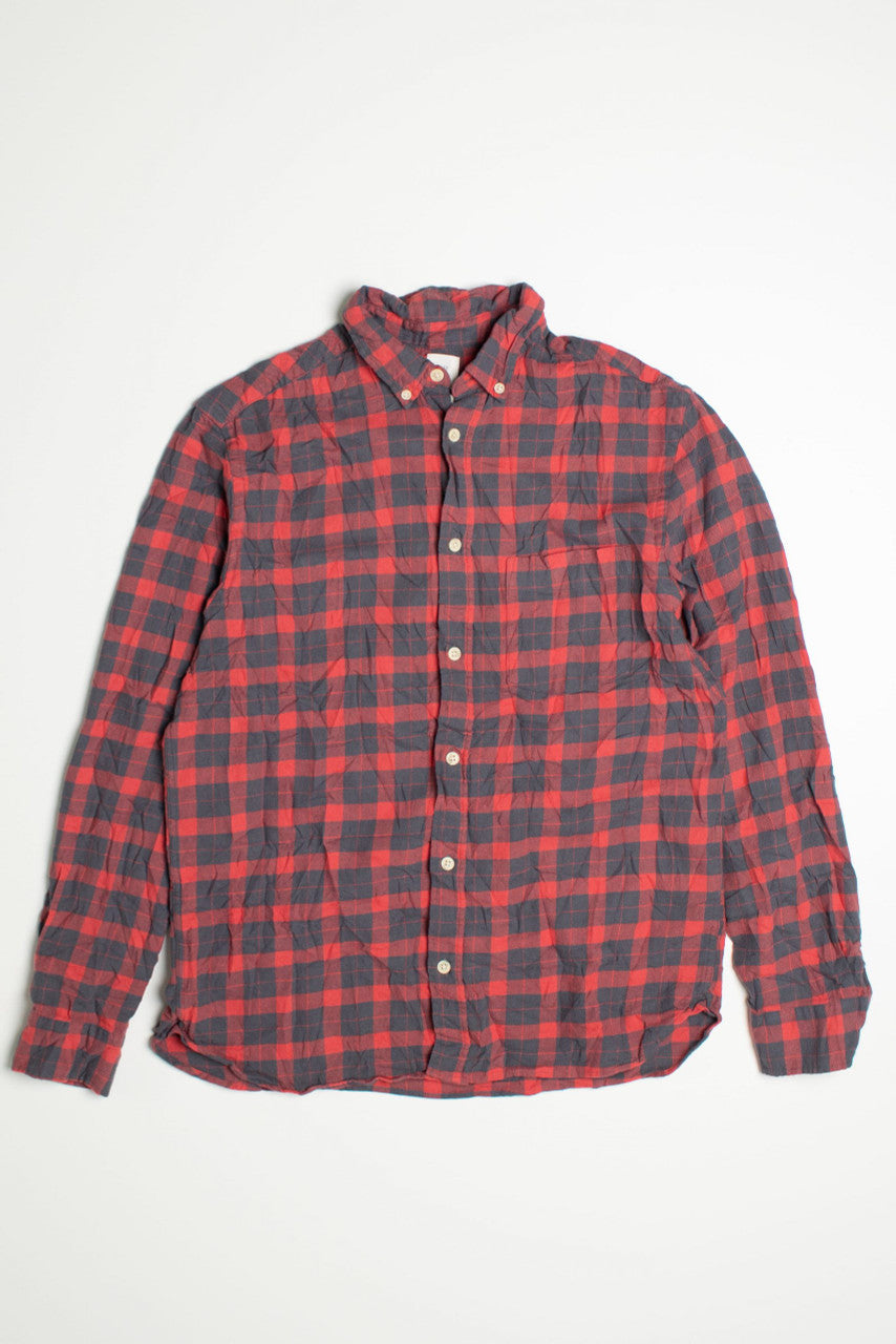 Vintage Red H and M Flannel Shirt