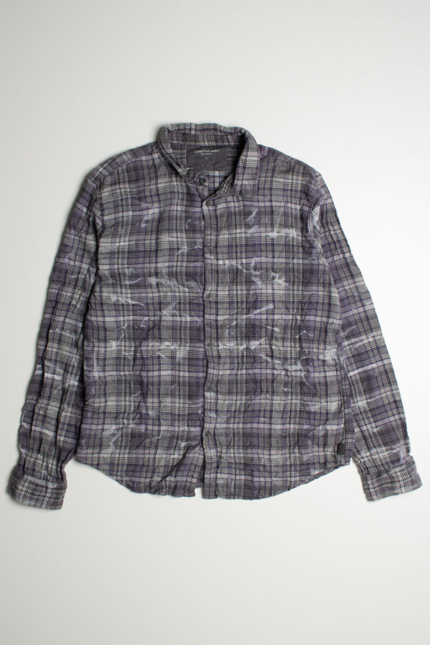 Vintage Calvin Klein Purple Flannel Shirt