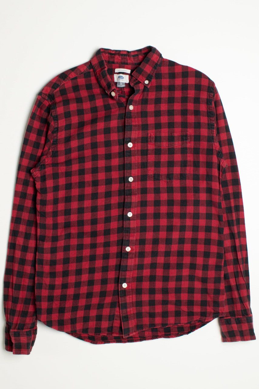 Red Vintage Old Navy Flannel Shirt