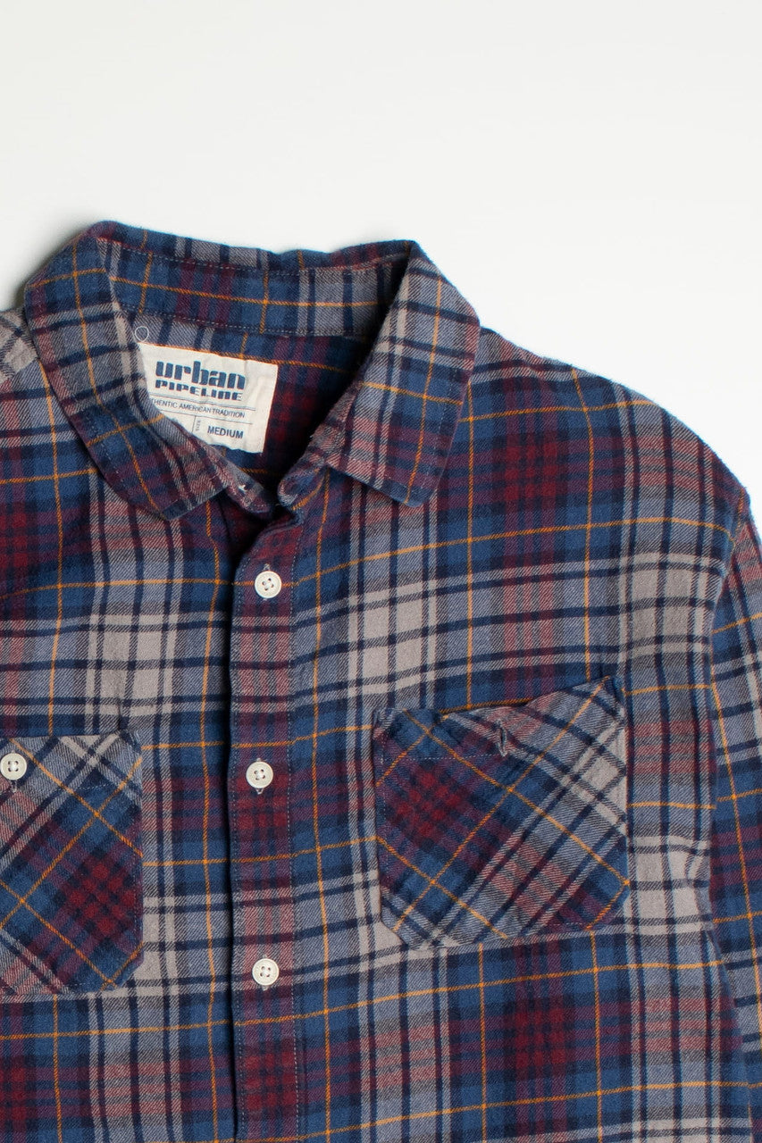Vintage Urban Pipeline Red and Blue Flannel Shirt