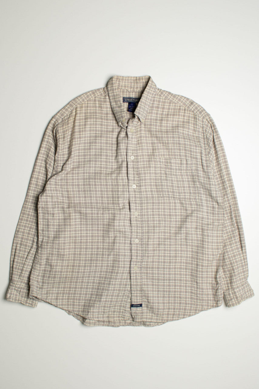 Vintage Structure Flannel Shirt