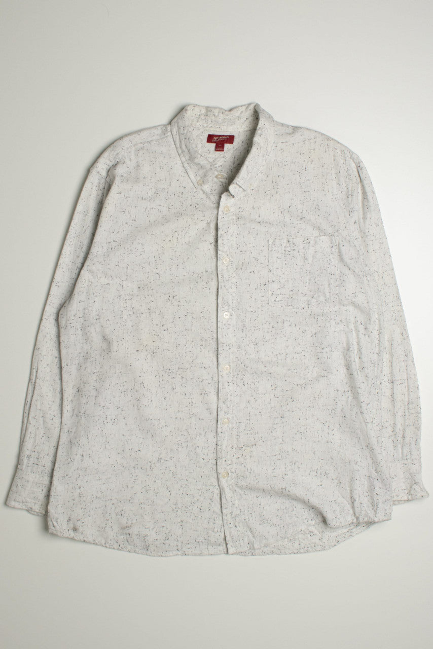 Vintage Arizona Jean Co. White Flannel Shirt