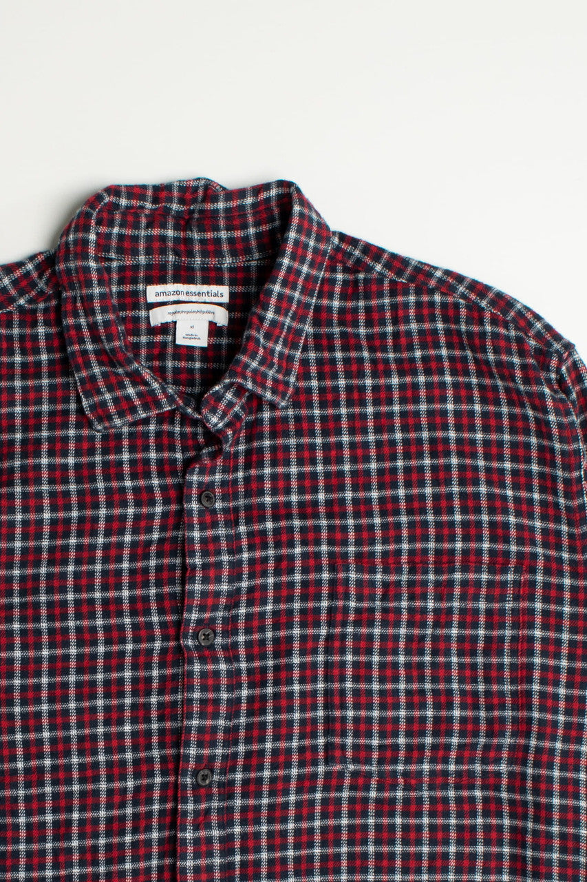 Vintage Amazon Essentials Flannel Shirt