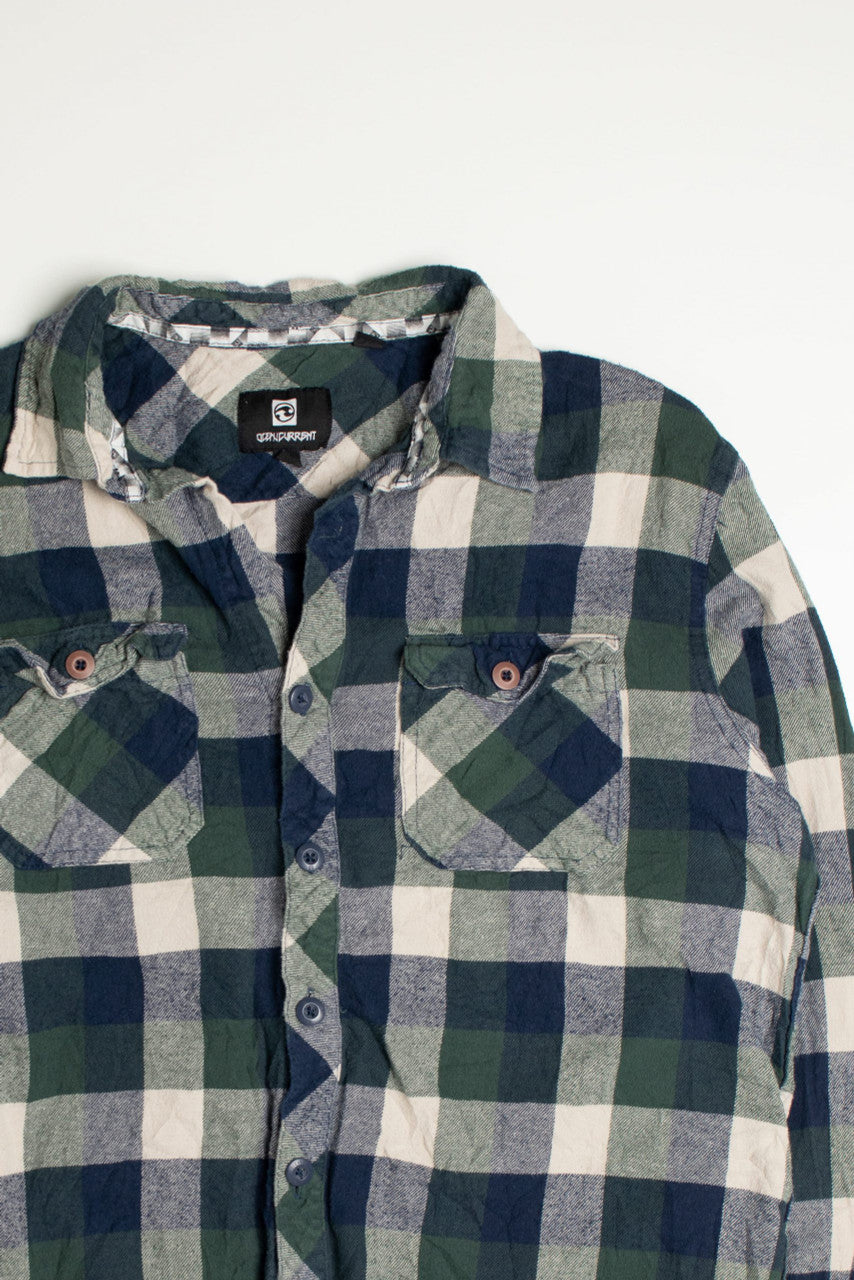 Vintage Ocean Current Flannel Shirt