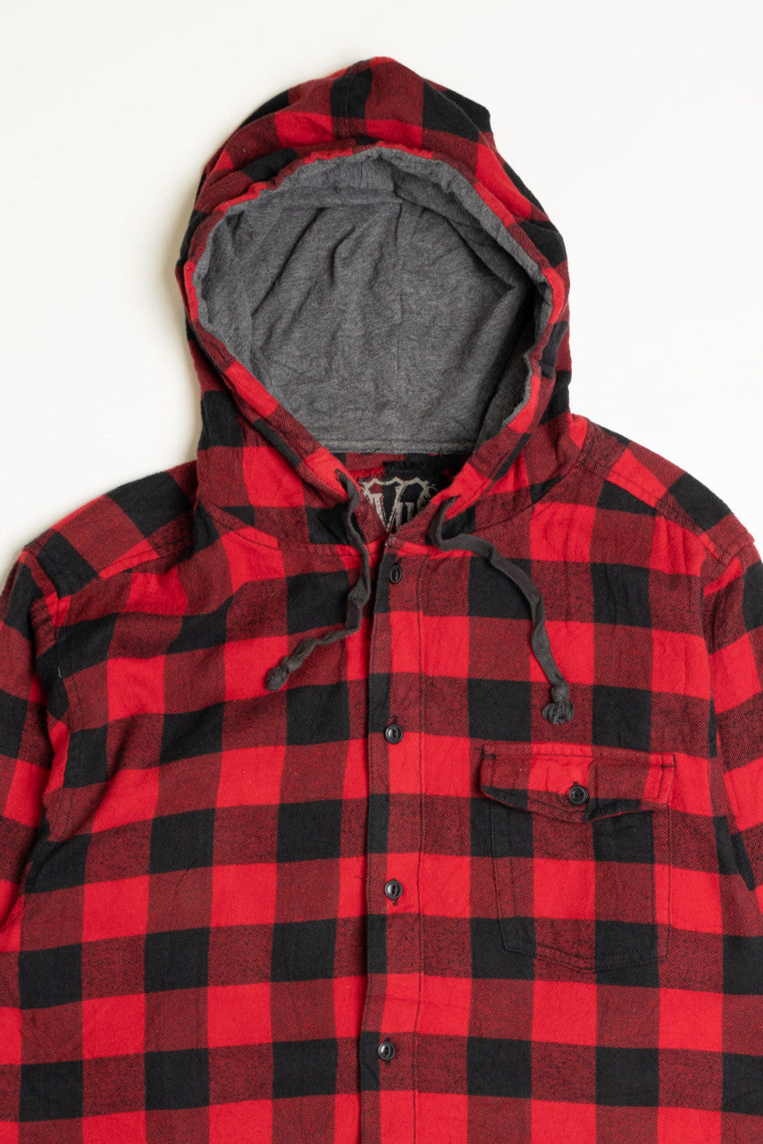 VII Hooded Flannel Shirt