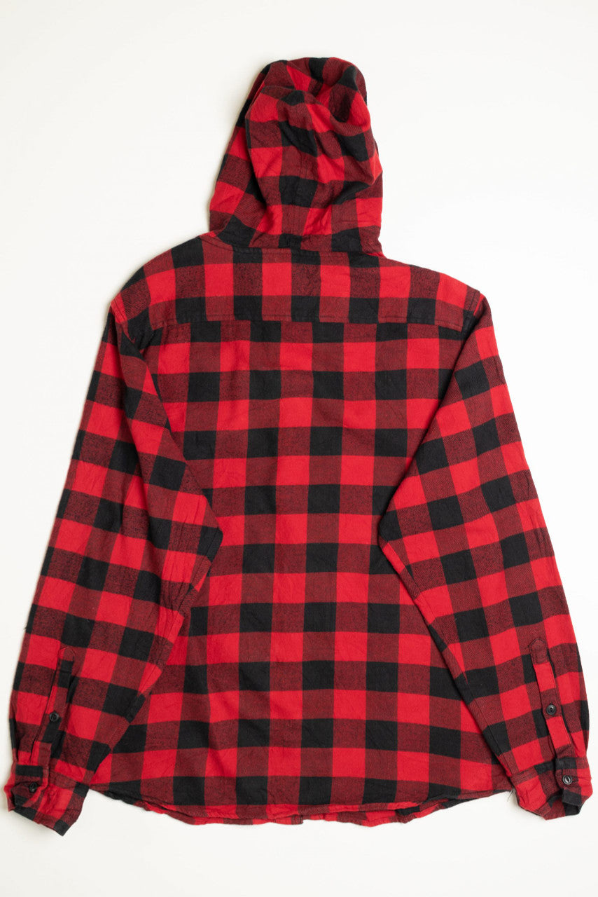 VII Hooded Flannel Shirt