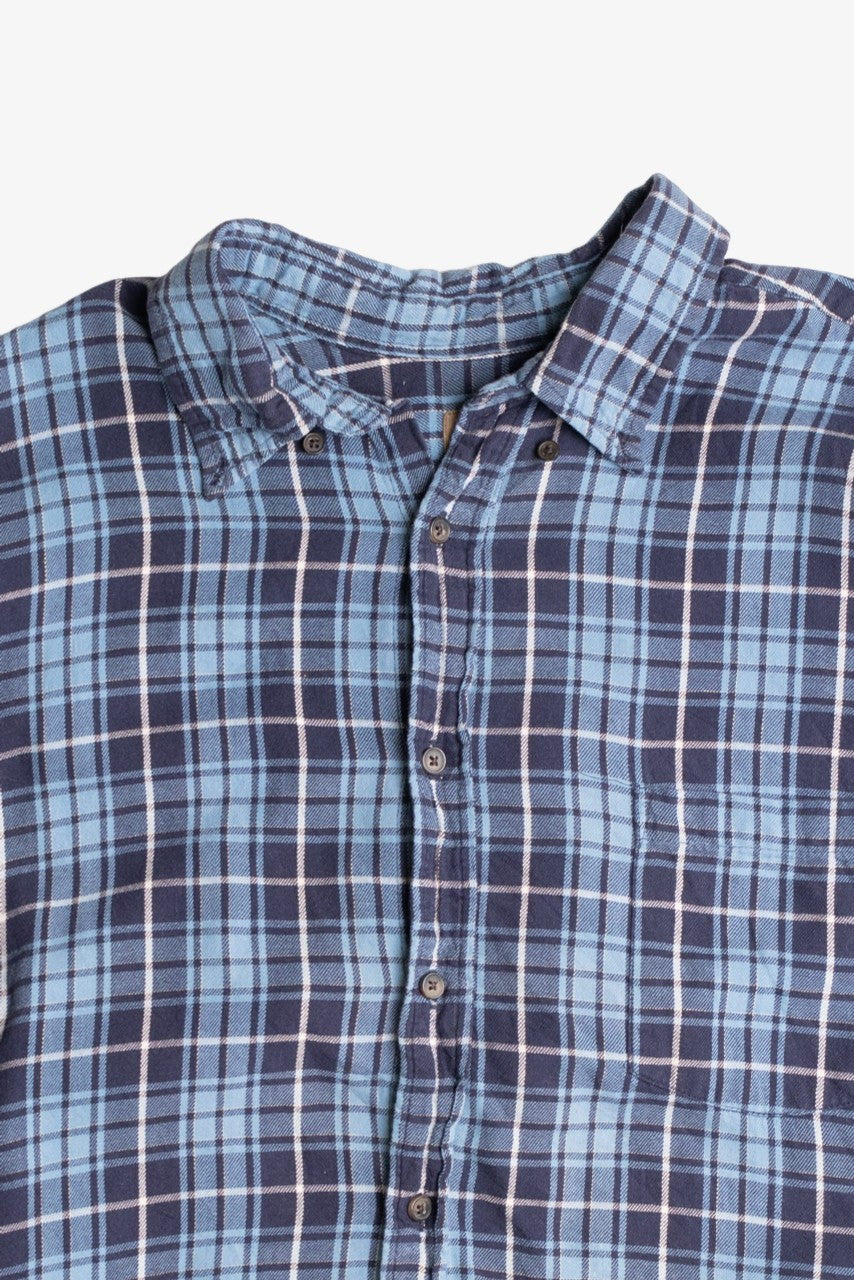 Vintage Blue Flannel Shirt 1