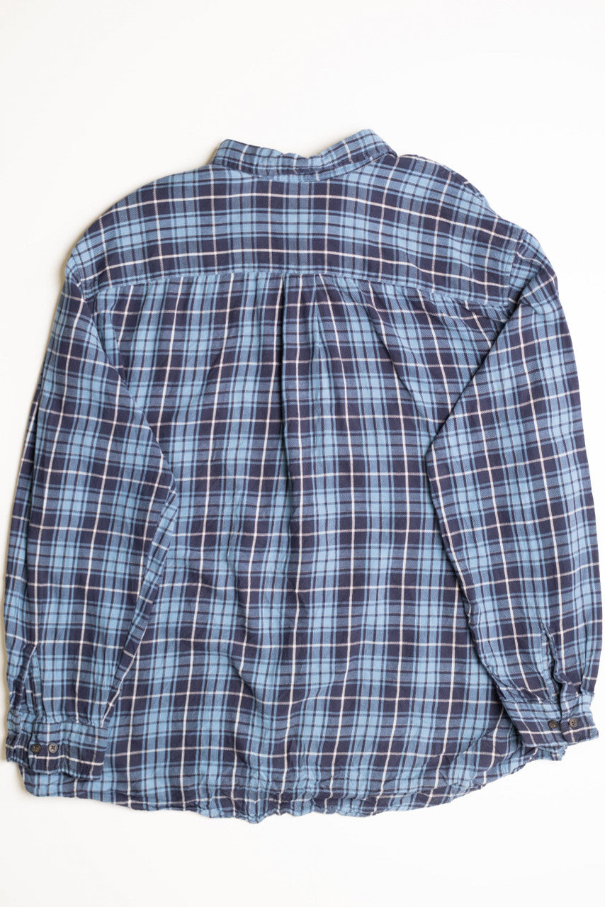 Vintage Blue Flannel Shirt 1