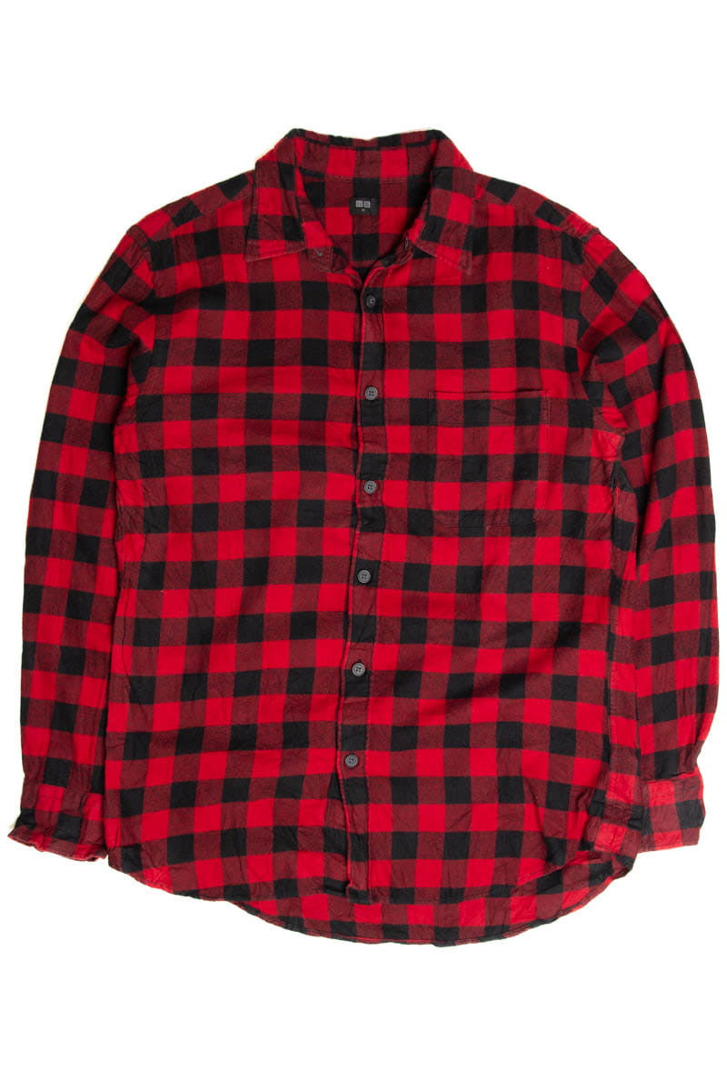 Buffalo Plaid Uniqlo Flannel Shirt