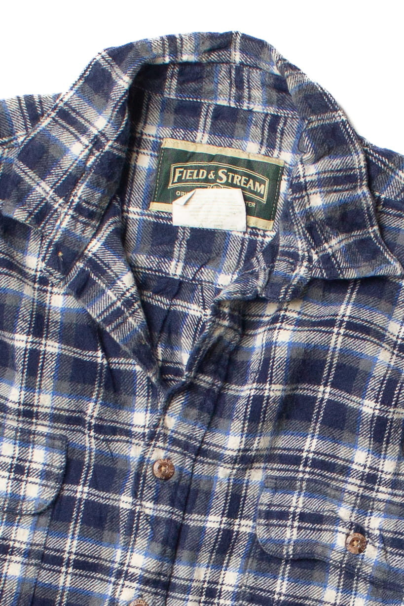 Blue Field & Stream Flannel Shirt